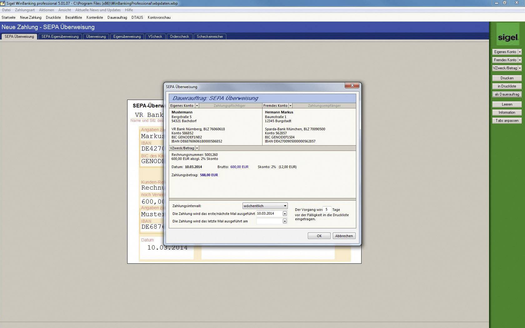Sigel Software WinBanking Professional DIN A4 Anzahl der Blätter: 60 SW235