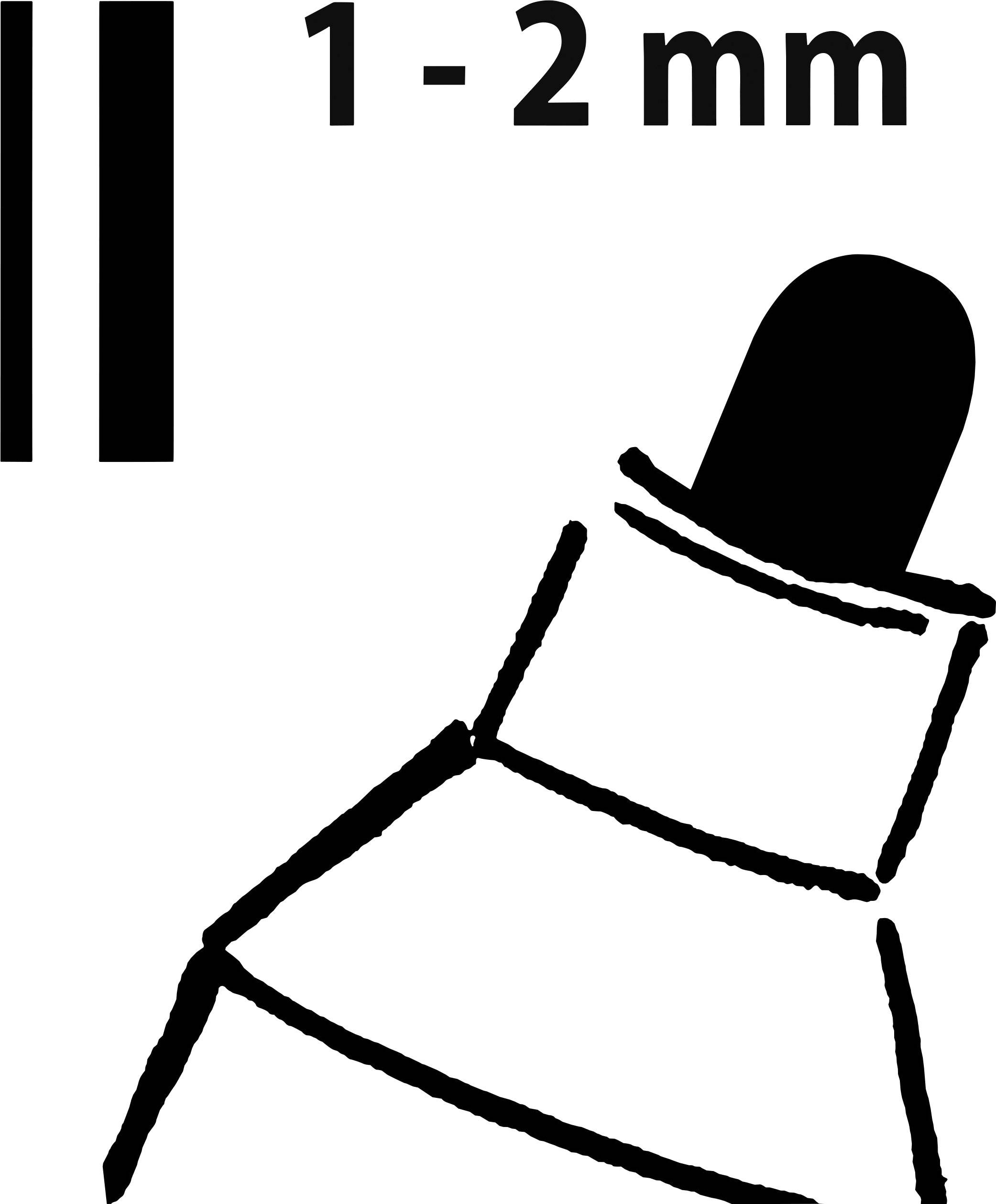 Sigel GL178 Kreidemarker Weiß 1 mm N/A