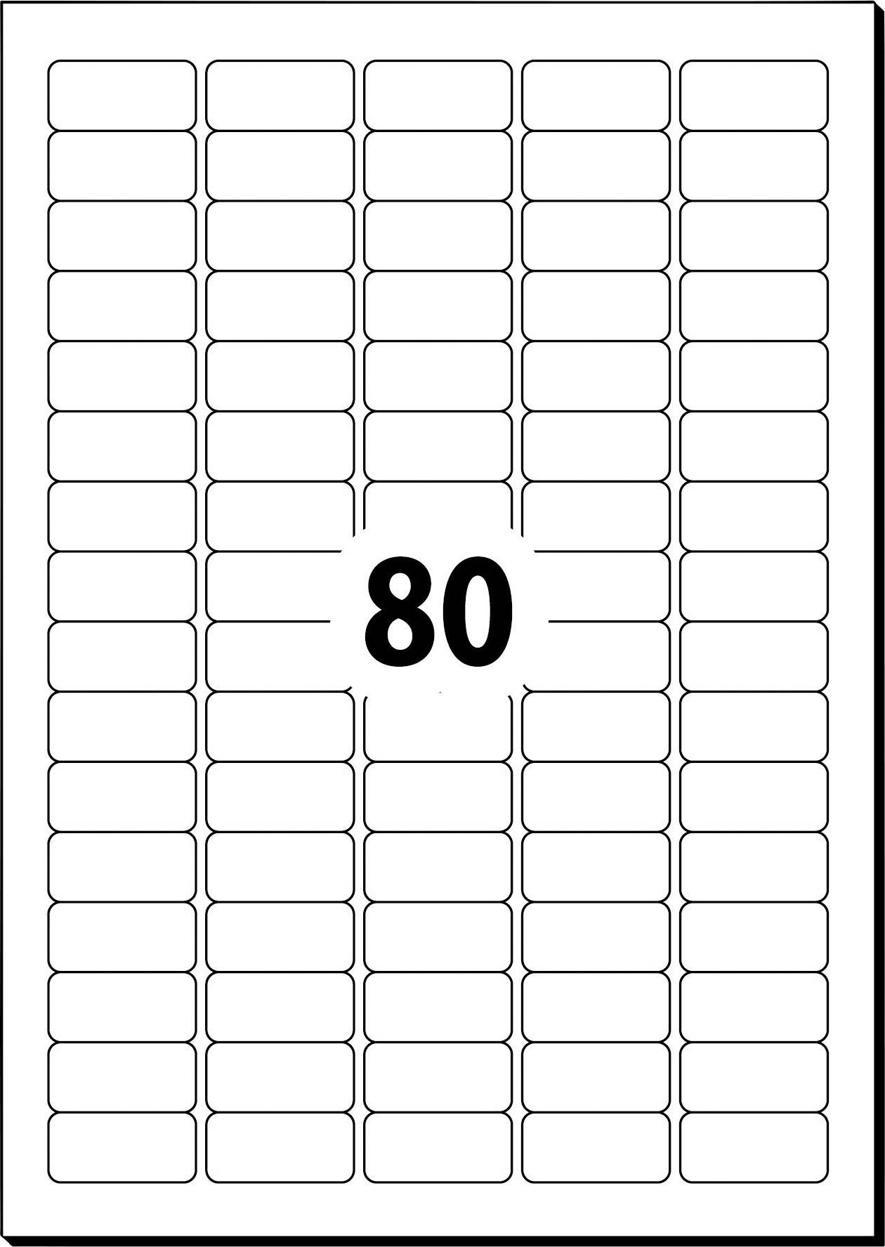 Sigel LA203 Universal-Etiketten 35.6 x 16.9 mm Papier Weiß 2000 St. Wiederablösbar Tintenstrahldrucker, Laserdrucker, Farblaserdrucker, Kopierer, Fa