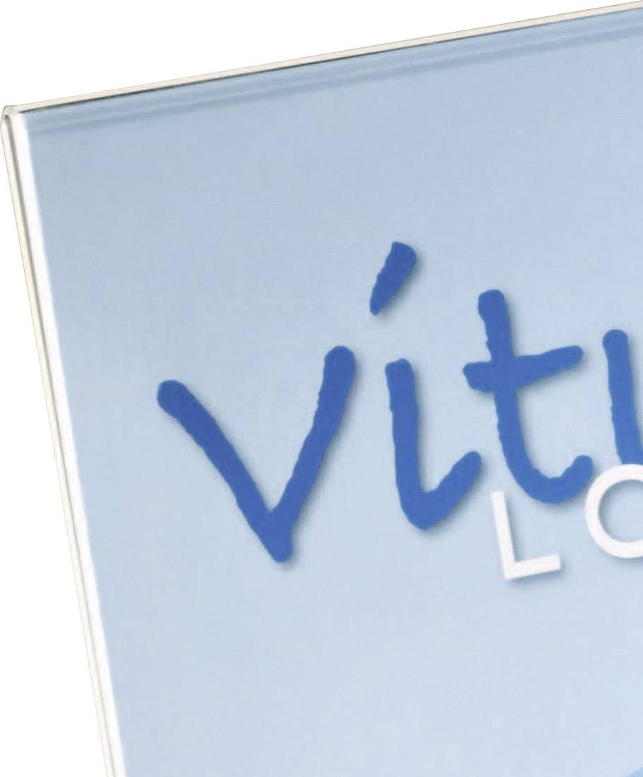 Sigel TA214 Tischaufsteller L-Form Verwendung für Papierformat: DIN A6 Glasklar 1St.