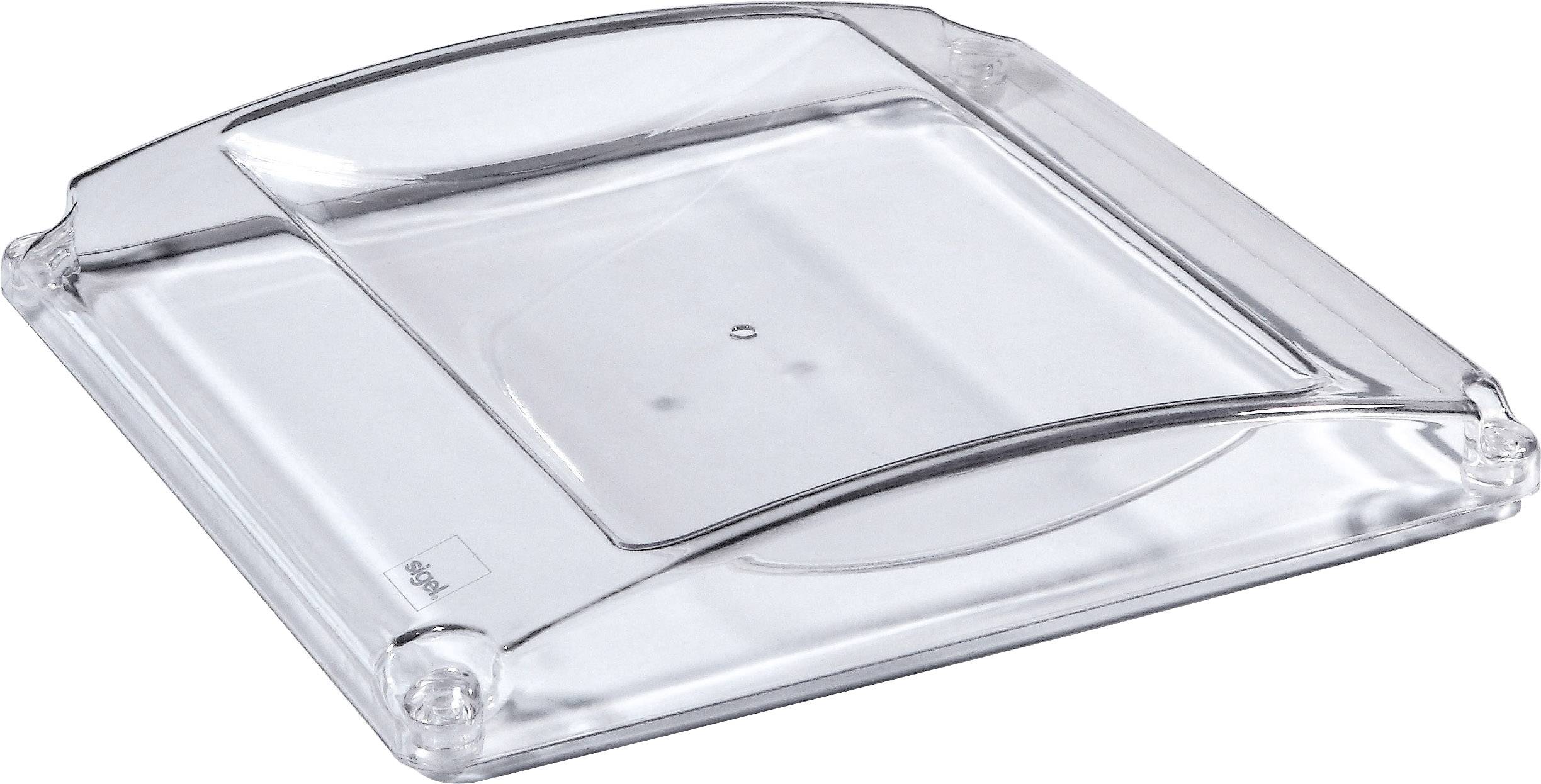 Zahlteller "Standard", glasklar, 180 x 190 x 30 mm