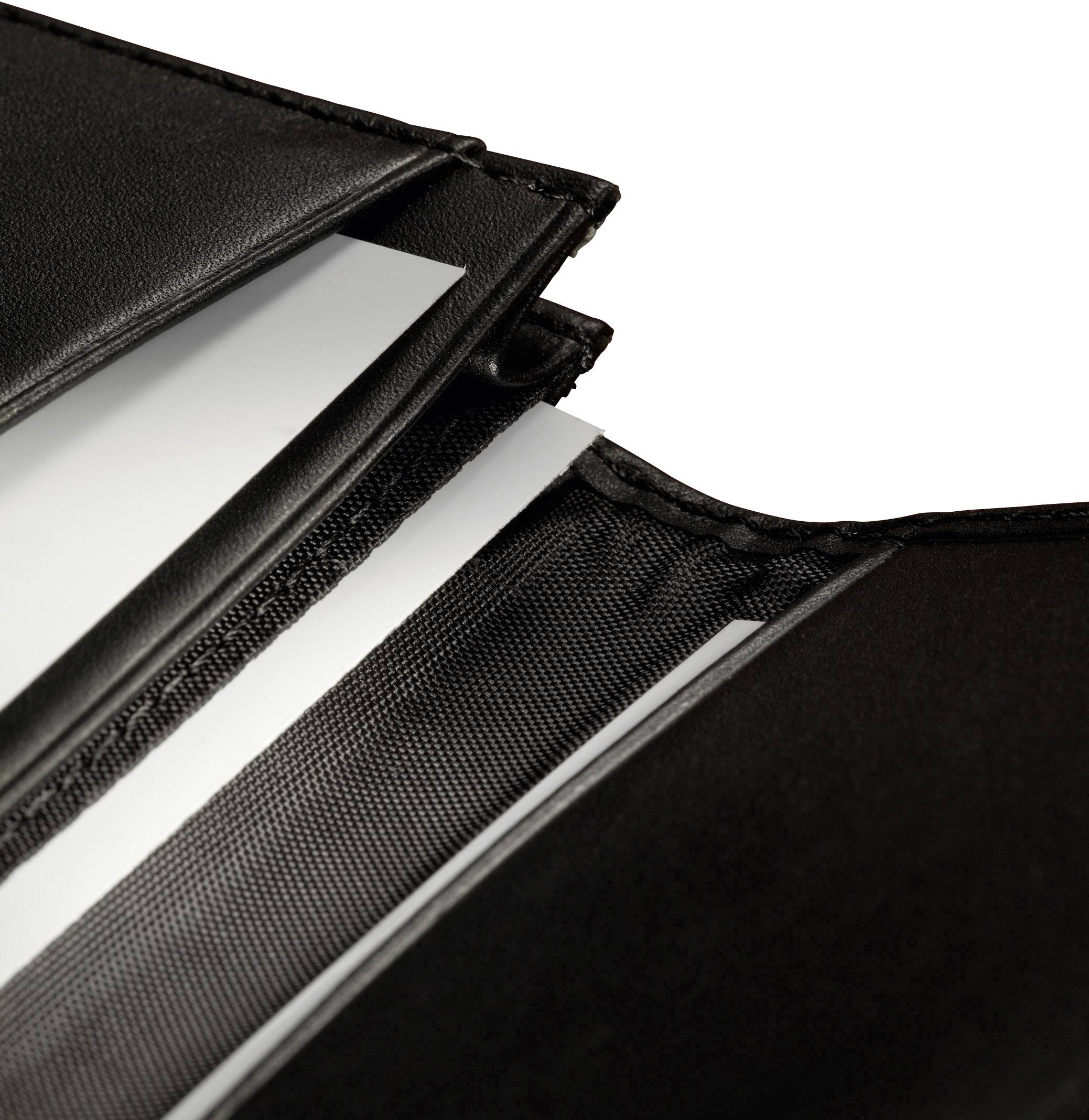 Sigel VZ200 Torino Visitenkartenetui 30 Karten (B x H x T) 105 x 70 x 20 mm Schwarz Rindsleder