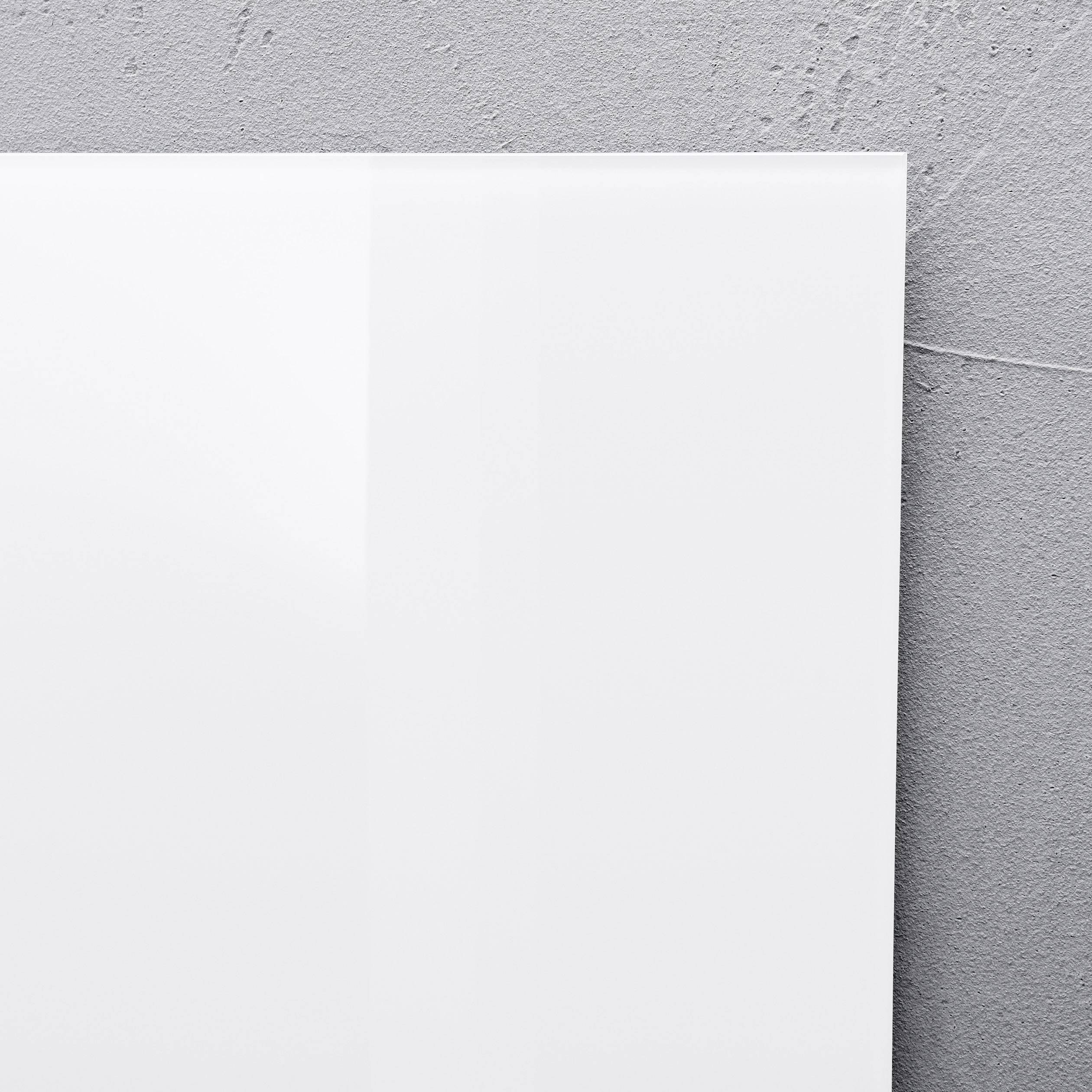 Sigel Glas-Magnettafel Artverum Super-Weiß (B x H) 12cm x 78cm GL101