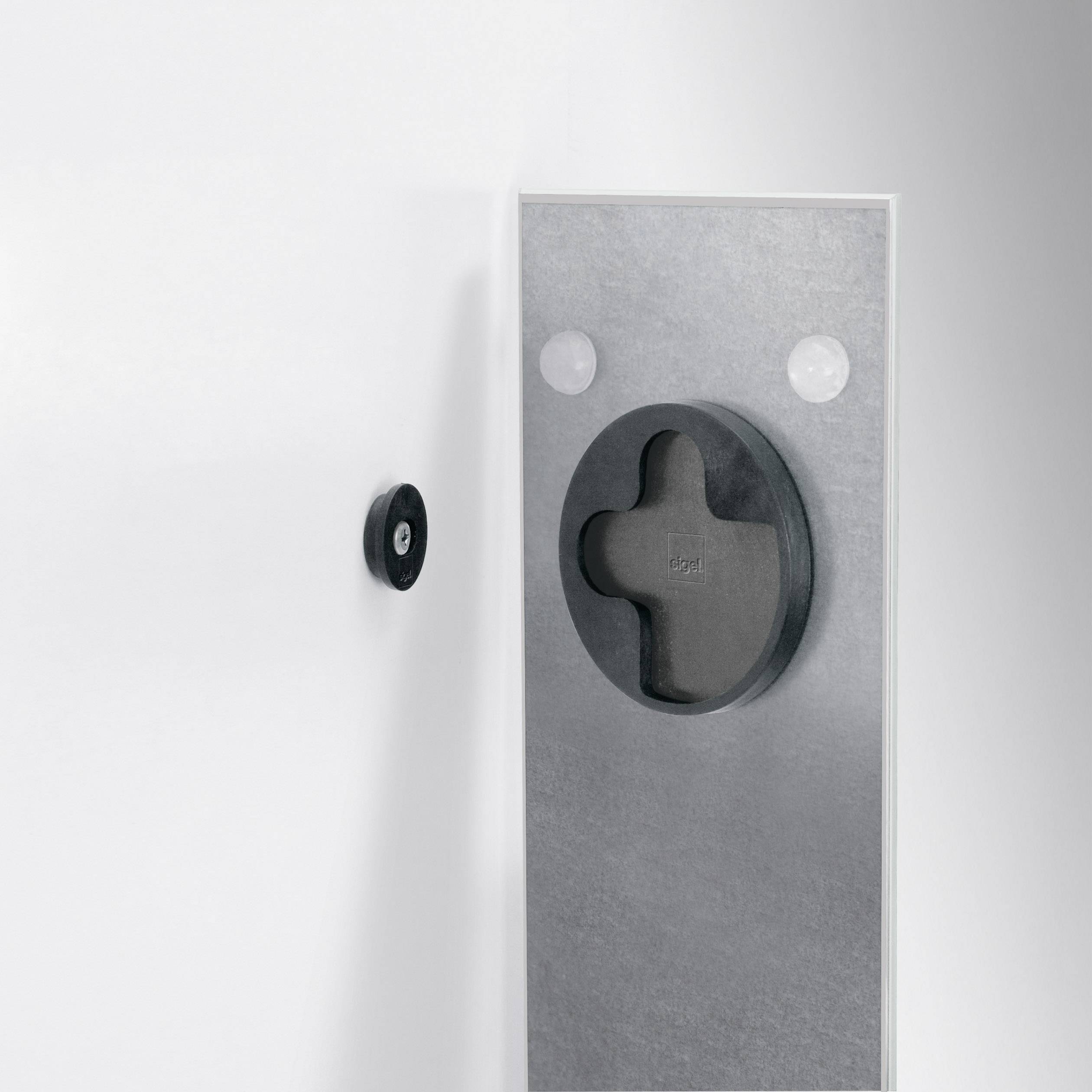 Sigel Glas-Magnettafel Artverum Super-Weiß (B x H) 12cm x 78cm GL101