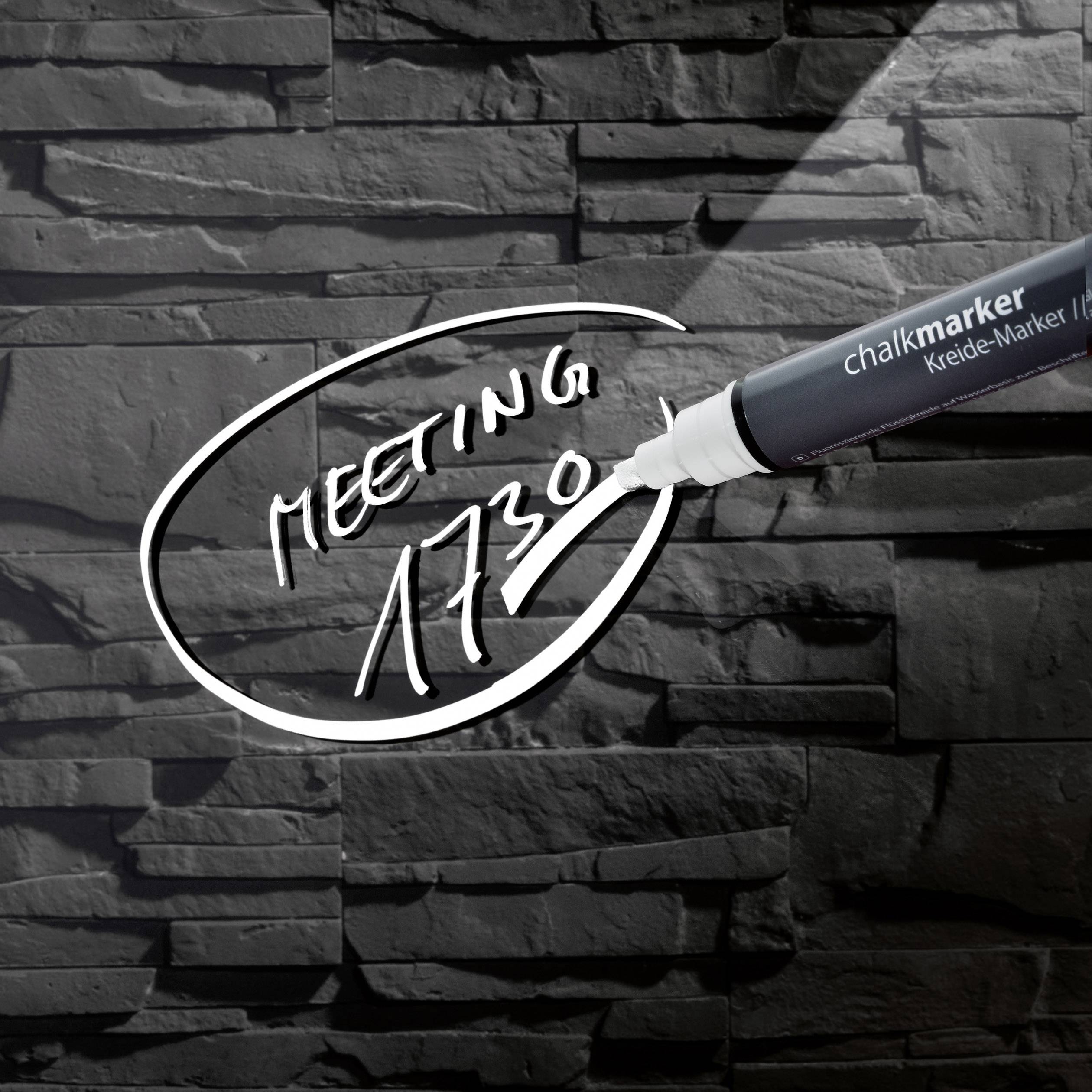 Sigel Glas-Magnettafel Artverum Schiefer Stone Schiefer (B x H) 48 cm x 48 cm GL169