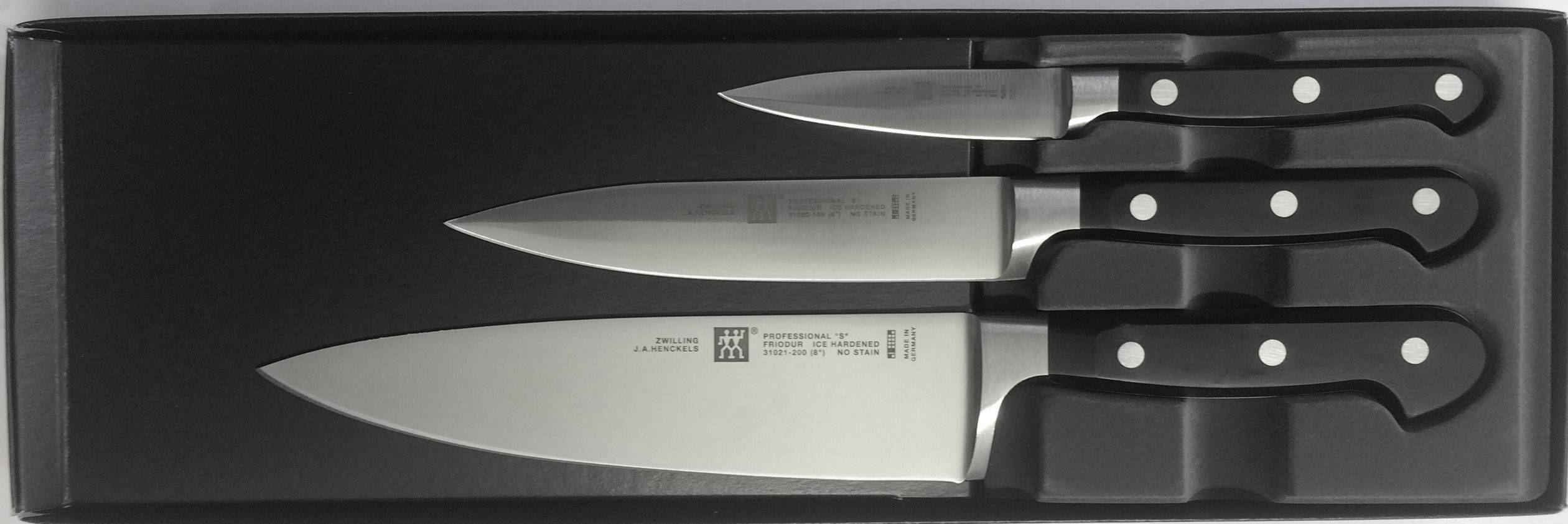 Zwilling Professional "S" Messer Set 3-teilig