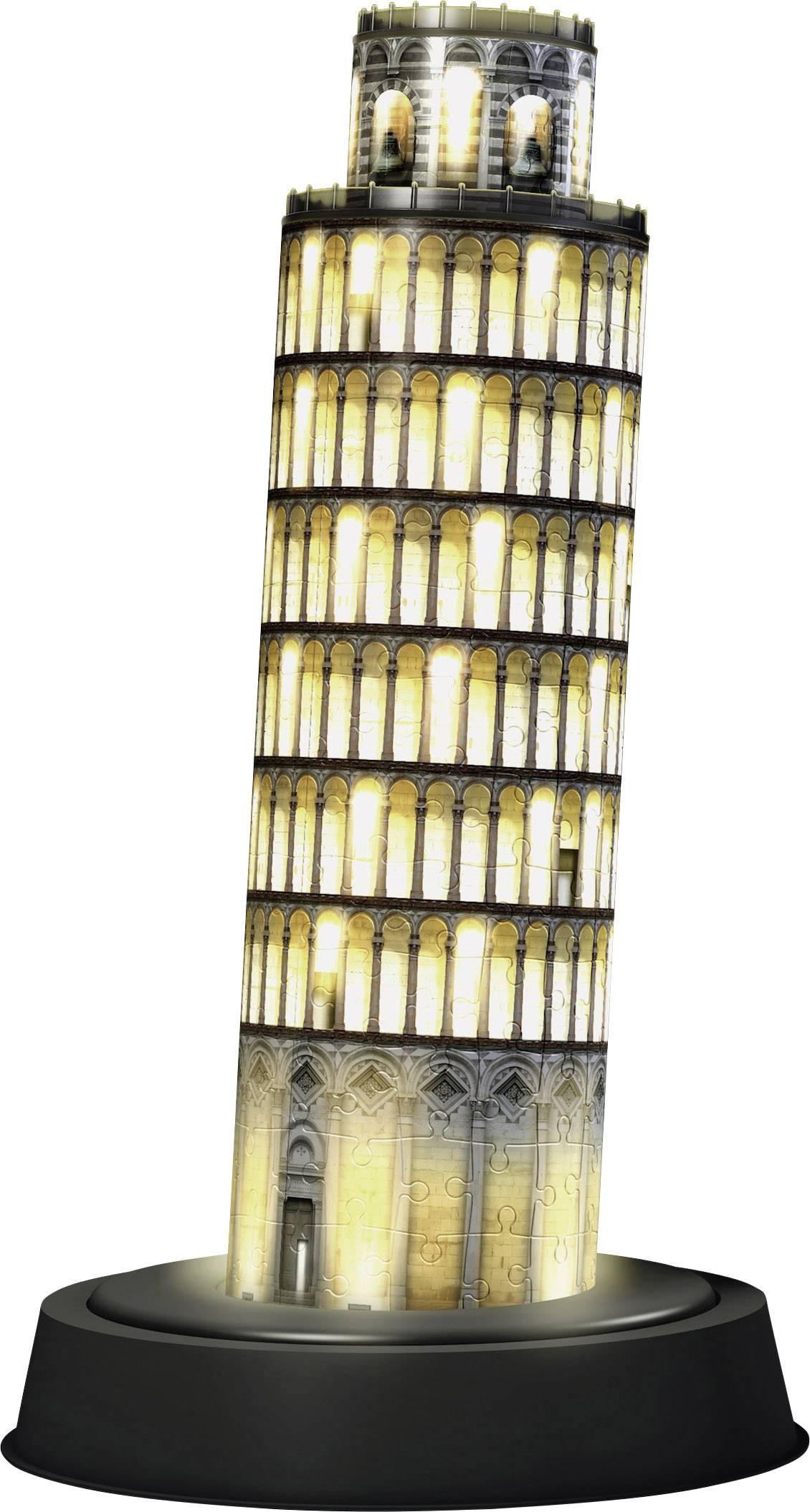Ravensburger 3D Puzzle Schiefer Turm von Pisa bei Nacht