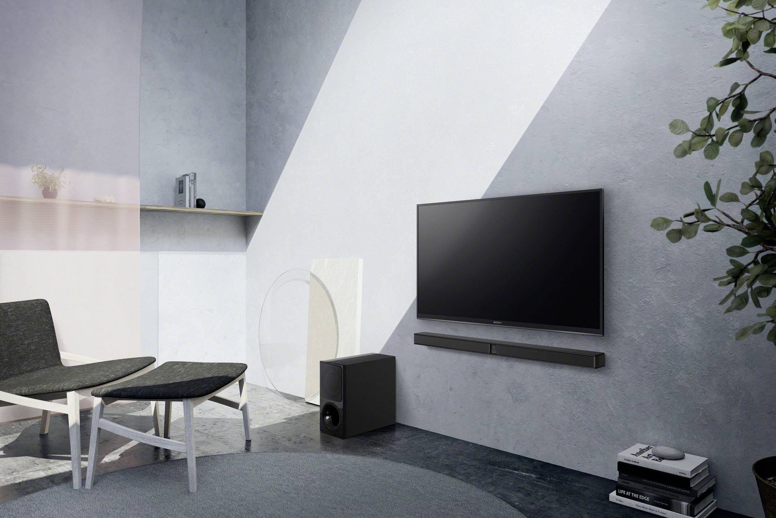 Sony HT-CT290 Soundbar Schwarz Bluetooth®, inkl. kabellosem Subwoofer, USB