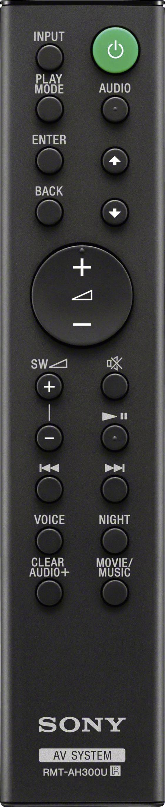 Sony HT-CT290 Soundbar Schwarz Bluetooth®, inkl. kabellosem Subwoofer, USB