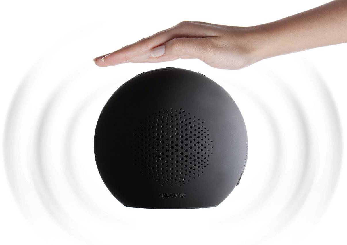 Boompods Doubleblaster 2 Bluetooth® Lautsprecher AUX, Wasserfest, stoßfest Schwarz, Grau