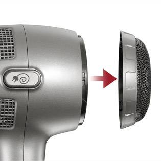 Severin HT 0141 Haartrockner Platin-Grau, Metallic