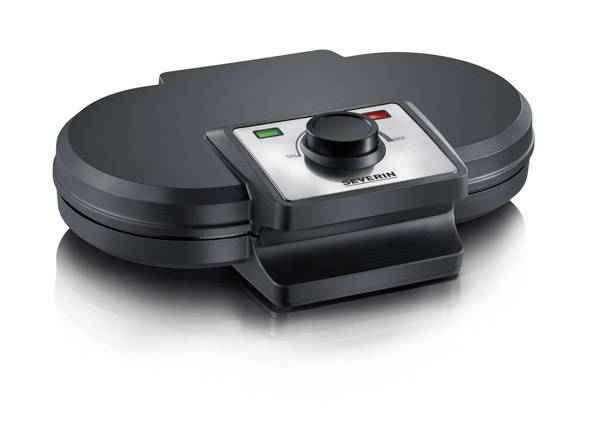 Severin WA 2106 Doppel-Waffeleisen mit manueller Temperatureinstellung Schwarz