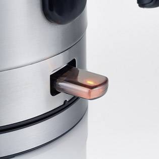 Severin WK 3497 Wasserkocher schnurlos Edelstahl (gebürstet), Schwarz