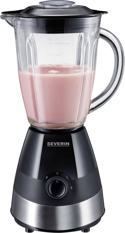 Severin SM 3718 Standmixer 550 W Edelstahl (gebürstet), Schwarz