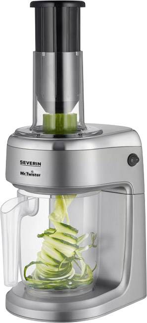 Severin KM 3922 Spiralschneider 80 W Grau (metallic), Chrom, Schwarz