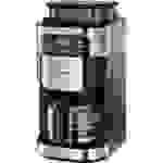 Severin KA 4810 Kaffeemaschine Edelstahl (gebürstet), Schwarz Fassungsvermögen Tassen=10 mit Mahlwerk, Timerfunktion