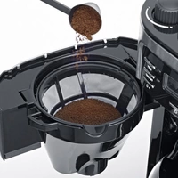 Severin KA 4810 Kaffeemaschine Edelstahl (gebürstet), Schwarz Fassungsvermögen Tassen=10 mit Mahlwerk, Timerfunktion Severin KA 4810 Kaffeemaschine Edelstahl (gebürstet), Schwarz Fassungsvermögen Tassen=10 mit Mahlwerk, Timerfunktion
