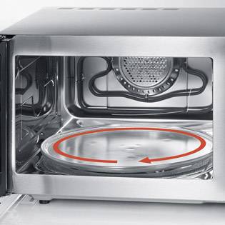 Severin MW 7868 Mikrowelle Edelstahl (gebürstet) 900 W Grillfunktion, Heißluft-Funktion