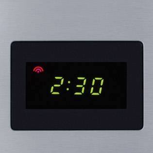 Severin MW 7868 Mikrowelle Edelstahl (gebürstet) 900 W Grillfunktion, Heißluft-Funktion