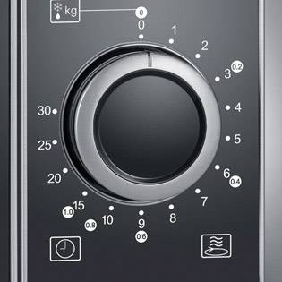 Severin MW 7874 Mikrowelle Silber-Schwarz, Edelstahl 700 W Grillfunktion