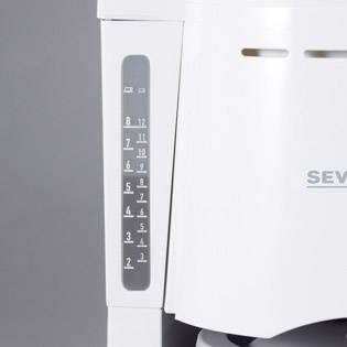 Severin KA 9233 Kaffeemaschine Weiß, Grau  Fassungsvermögen Tassen=8