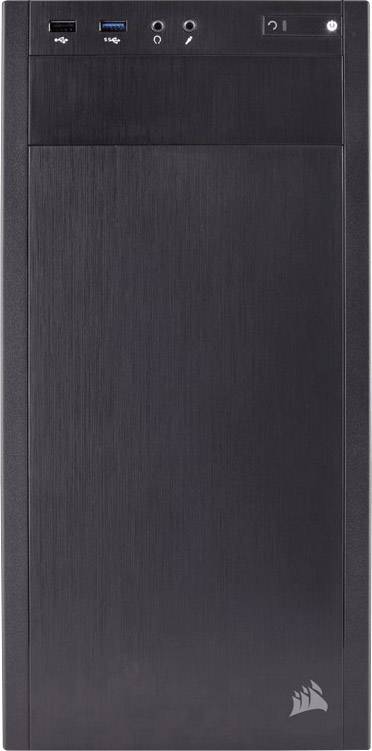 Corsair Carbide 88R Midi-Tower PC-Gehäuse Schwarz 1 vorinstallierter Lüfter, Werkzeugfreie Festplatteninstallation, Seitenfenster