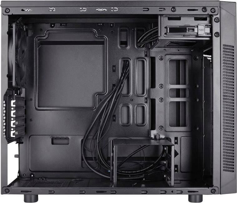 Corsair Carbide 88R Midi-Tower PC-Gehäuse Schwarz 1 vorinstallierter Lüfter, Werkzeugfreie Festplatteninstallation, Seitenfenster