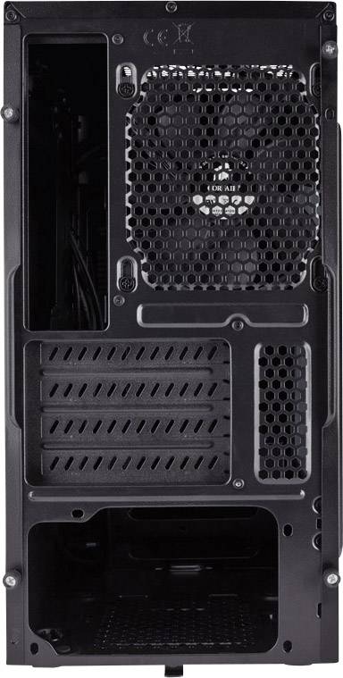 Corsair Carbide 88R Midi-Tower PC-Gehäuse Schwarz 1 vorinstallierter Lüfter, Werkzeugfreie Festplatteninstallation, Seitenfenster