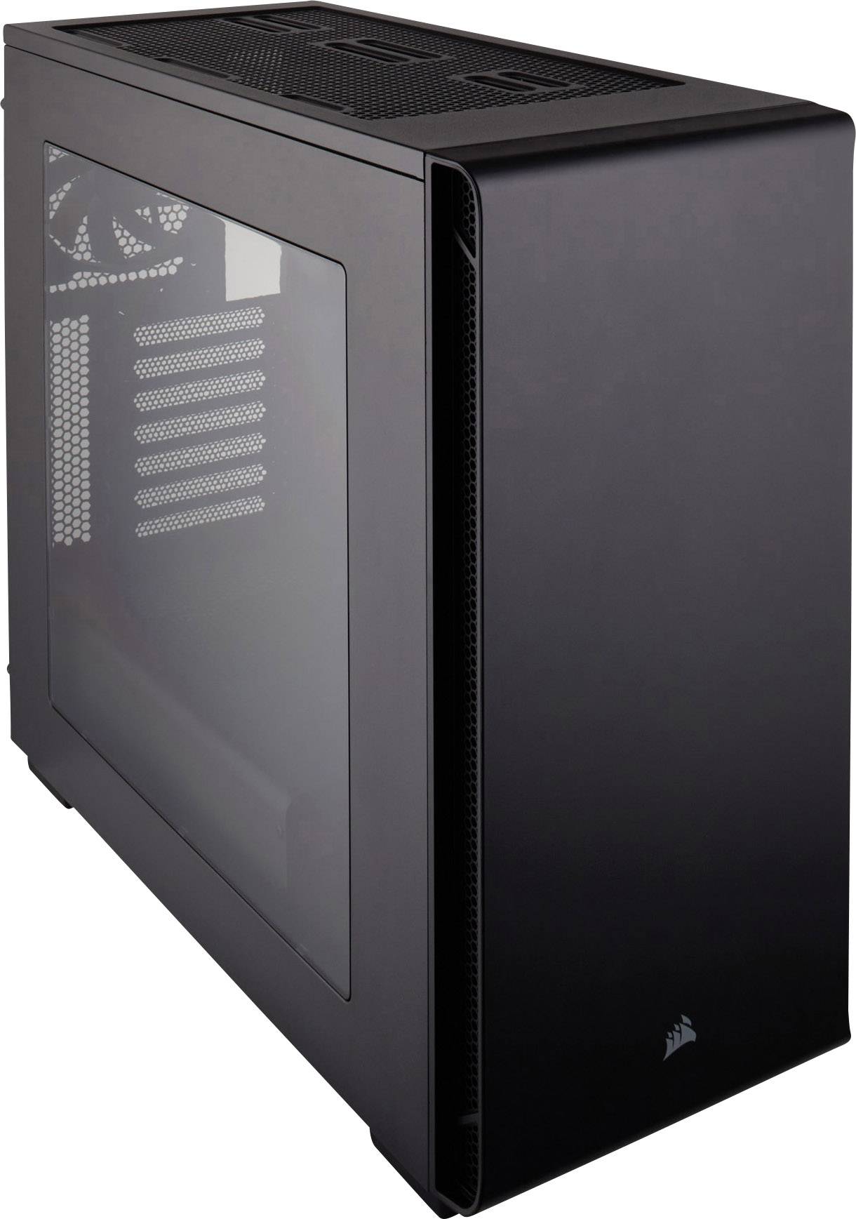 Corsair Carbide 270R Midi-Tower PC-Gehäuse Schwarz 1 vorinstallierter Lüfter, Staubfilter, Seitenfenster, Werkzeugfreie Festplatteninstallation