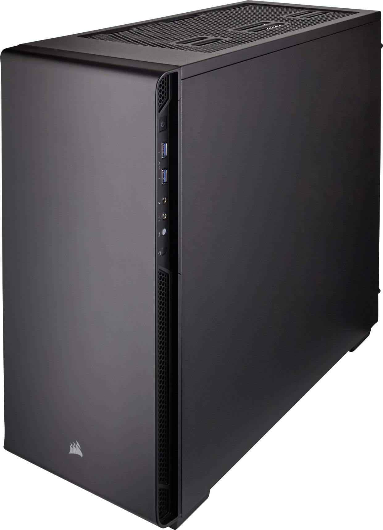 Corsair Carbide 270R Midi-Tower PC-Gehäuse Schwarz 1 vorinstallierter Lüfter, Staubfilter, Seitenfenster, Werkzeugfreie Festplatteninstallation