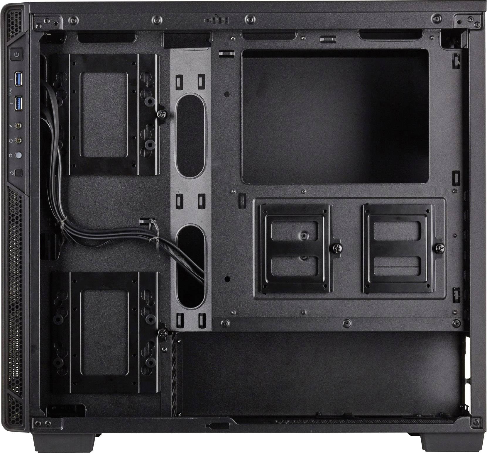 Corsair Carbide 270R Midi-Tower PC-Gehäuse Schwarz 1 vorinstallierter Lüfter, Staubfilter, Seitenfenster, Werkzeugfreie Festplatteninstallation