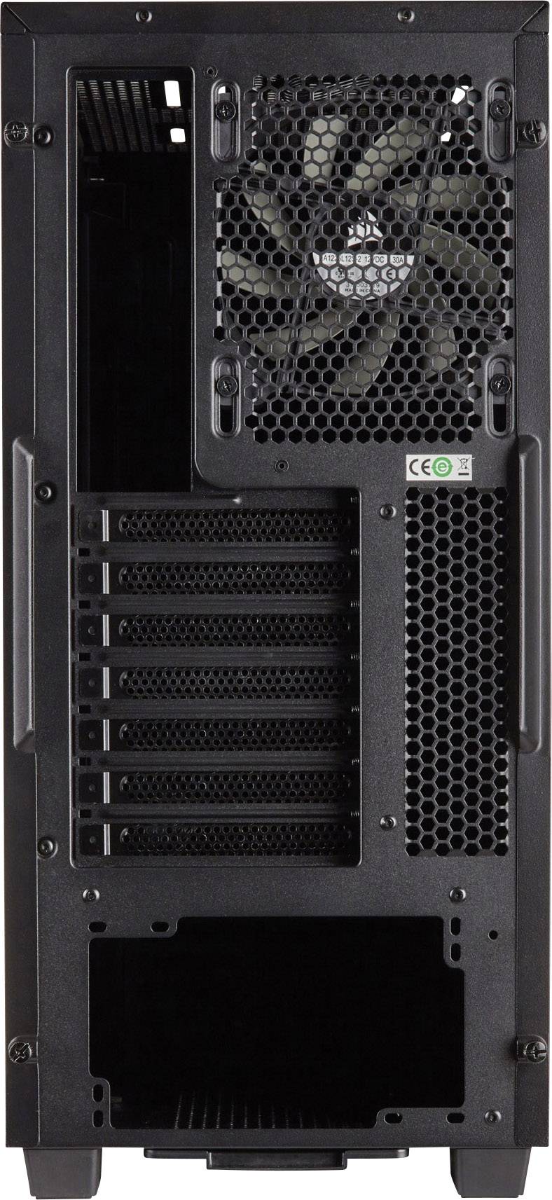 Corsair Carbide 270R Midi-Tower PC-Gehäuse Schwarz 1 vorinstallierter Lüfter, Staubfilter, Seitenfenster, Werkzeugfreie Festplatteninstallation