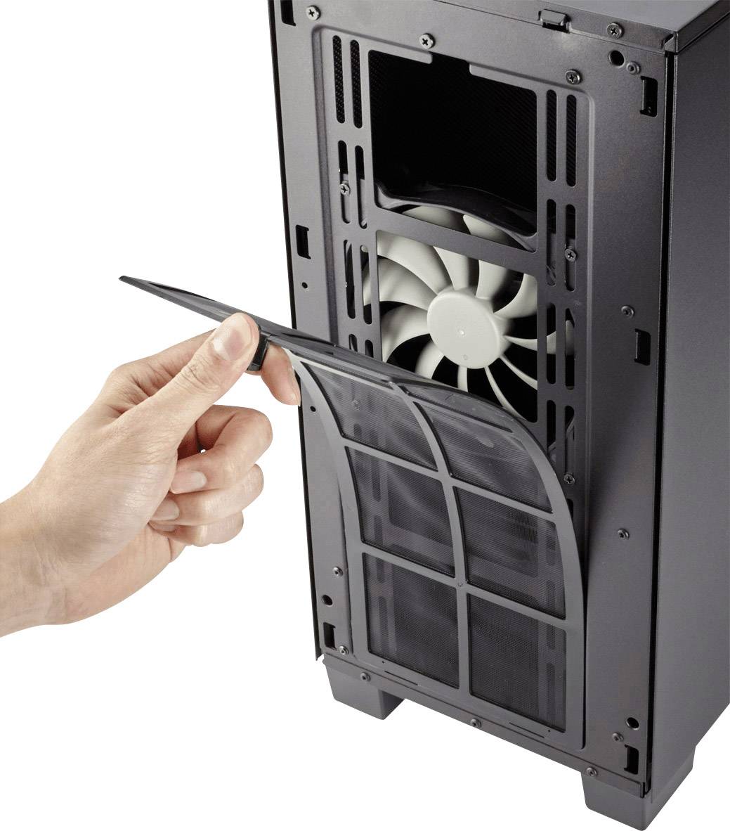 Corsair Midi-Tower PC-Gehäuse Carbide Clear 400C Schwarz 2 vorinstallierte Lüfter, Seitenfenster, Staubfilter, Werkzeugfreie