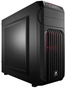 Corsair Carbide Spec-01 Midi-Tower Gaming-Gehäuse Schwarz 1 Vorinstallierter LED Lüfter, Staubfilter, Seitenfenster