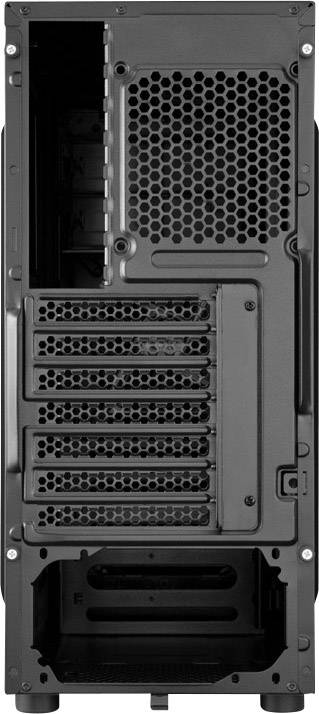 Corsair Carbide Spec-01 Midi-Tower Gaming-Gehäuse Schwarz 1 Vorinstallierter LED Lüfter, Staubfilter, Seitenfenster