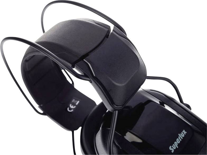 Superlux HD-665 Over Ear Kopfhörer kabelgebunden Schwarz Noise Cancelling Studio