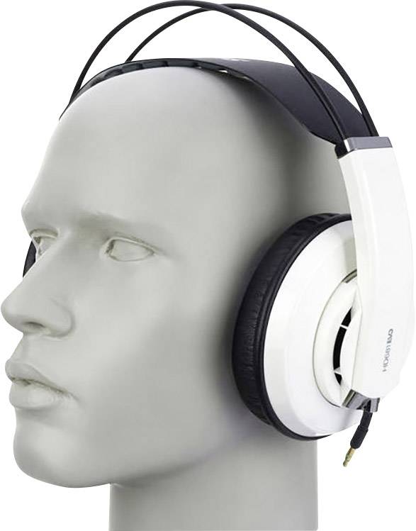 Superlux HD681 Evo WH Over Ear Kopfhörer kabelgebunden Weiß Studio