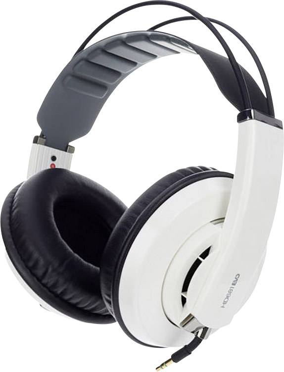 Superlux HD681 Evo WH Over Ear Kopfhörer kabelgebunden Weiß Studio