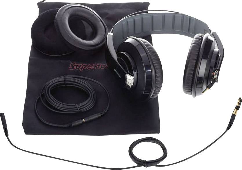 Superlux HD681 Evo BK Over Ear Kopfhörer kabelgebunden Schwarz Studio