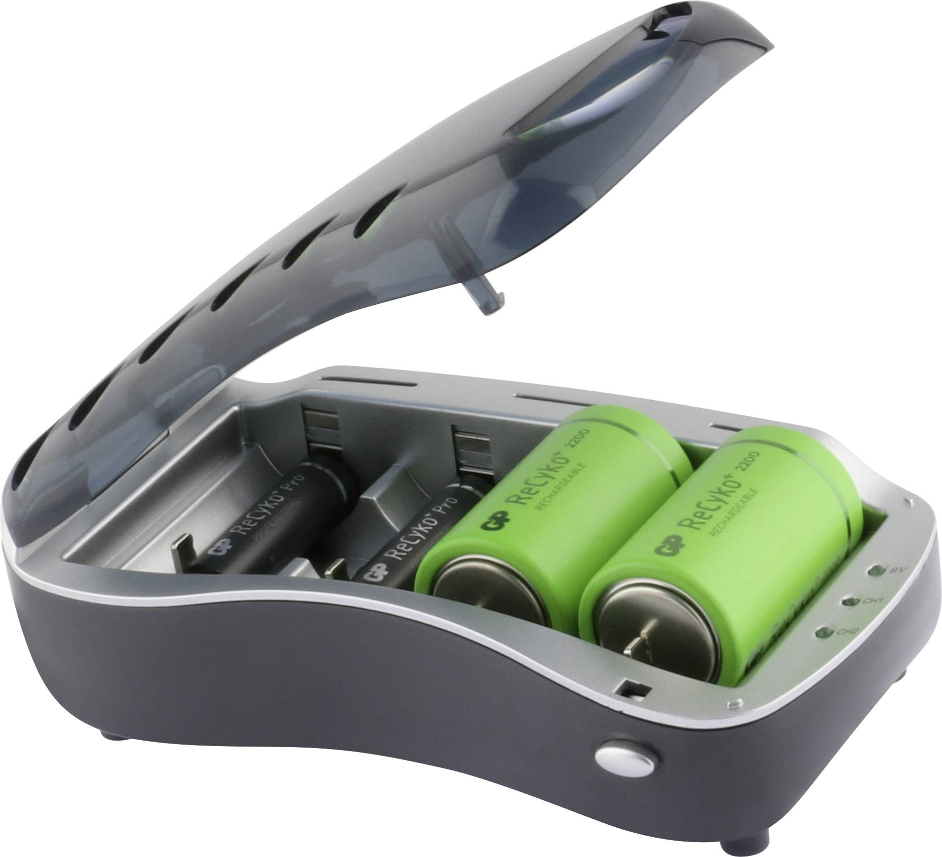 Battery Charger Eneroid 2in1 Ladegerät Für AA (Mignon) Defekterkennung Eneroid EN10A2 Batterijoplader