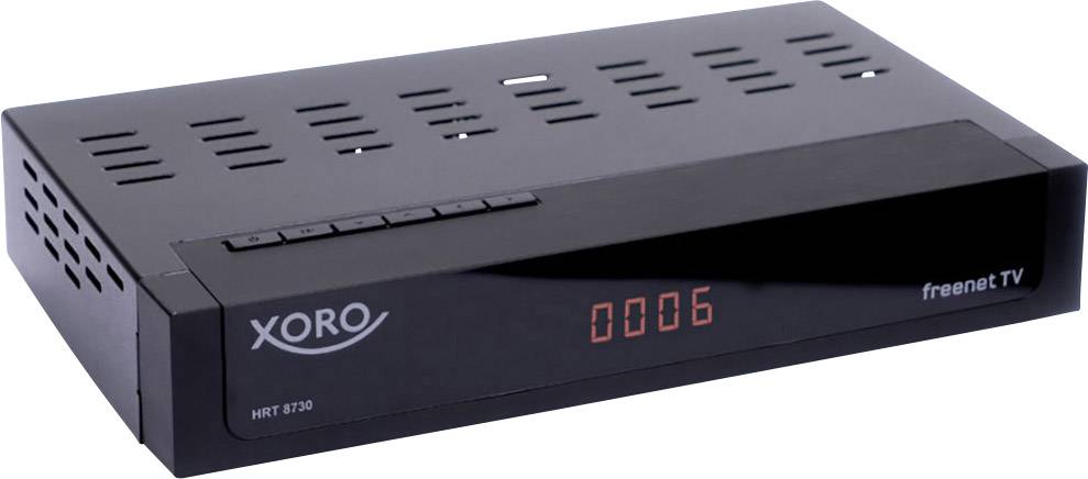 Xoro HRT 8730 KIT DVB-T2 Receiver freenet TV Entschlüsselung 3 Monate gratis, Deutscher DVB-T2 Standard (H.265), Aufnahmefunktion