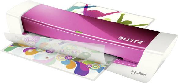 Leitz Laminiergerät iLAM HomeOffice 73680023 DIN A4 weiß/pink