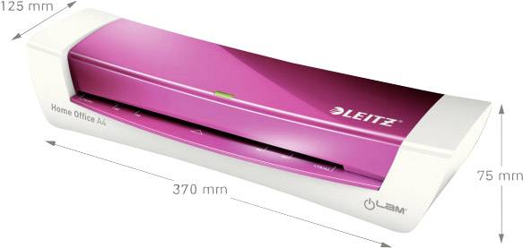 Leitz Laminiergerät iLAM HomeOffice 73680023 DIN A4 weiß/pink