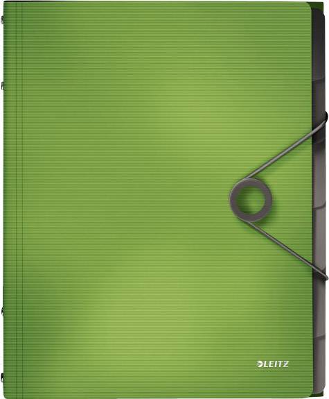 Leitz Solid Ordnungsmappe, 6 Fächer, Hellgrün