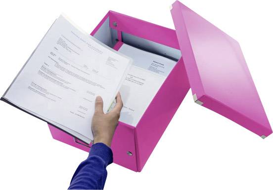 Leitz Aufbewahrungsbox 6044 Click & Store Pink (B x H x T) 281 x 200 x 370 mm 1 St.