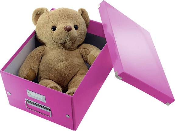 Leitz Aufbewahrungsbox 6044 Click & Store Pink (B x H x T) 281 x 200 x 370 mm 1 St.