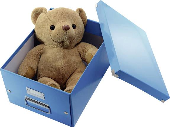 Leitz Click & Store Aufbewahrungs- und Transportbox Mittel (Für A4), Blau
