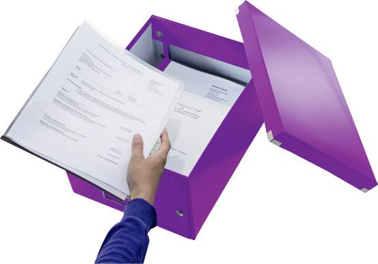 Ablagebox Click & Store A4 violett