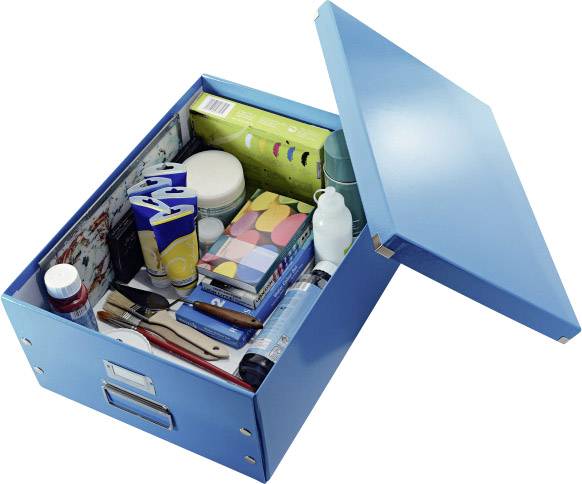Leitz Aufbewahrungsbox 6045 Click & Store Blau (B x H x T) 369 x 200 x 482 mm 1 St.