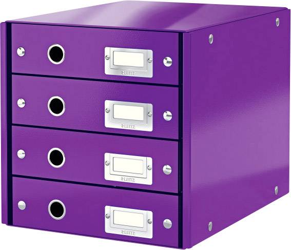 Leitz Click & Store Schubladenset (4 Schubladen), Violett